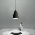 thumbnail image 1 of Mini Iron Pendant Light - Multi-Scene Hanging Fixture for Dining Table, Bedside, Bar Desk, Dimmable Lamp with Easy Install & Warm Ambiance, 1 of 7