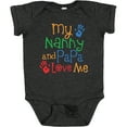 thumbnail image 3 of Inktastic Nanny and Papa Love Me Boys or Girls Baby Bodysuit, 3 of 5