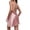Pink# nightgowns for women, variant on Satin Slip Dress for Women Adjustable Strap Cross Back Mini Pajama Dress Soft Comfy Camisole Lingerie Nightwear for Evening Pink M