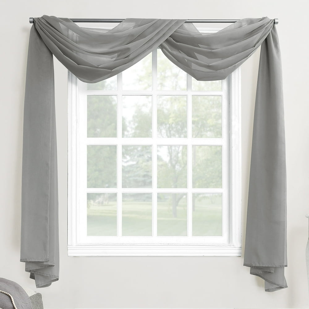 No. 918 Juliette Voile Sheer Window Curtain Scarf