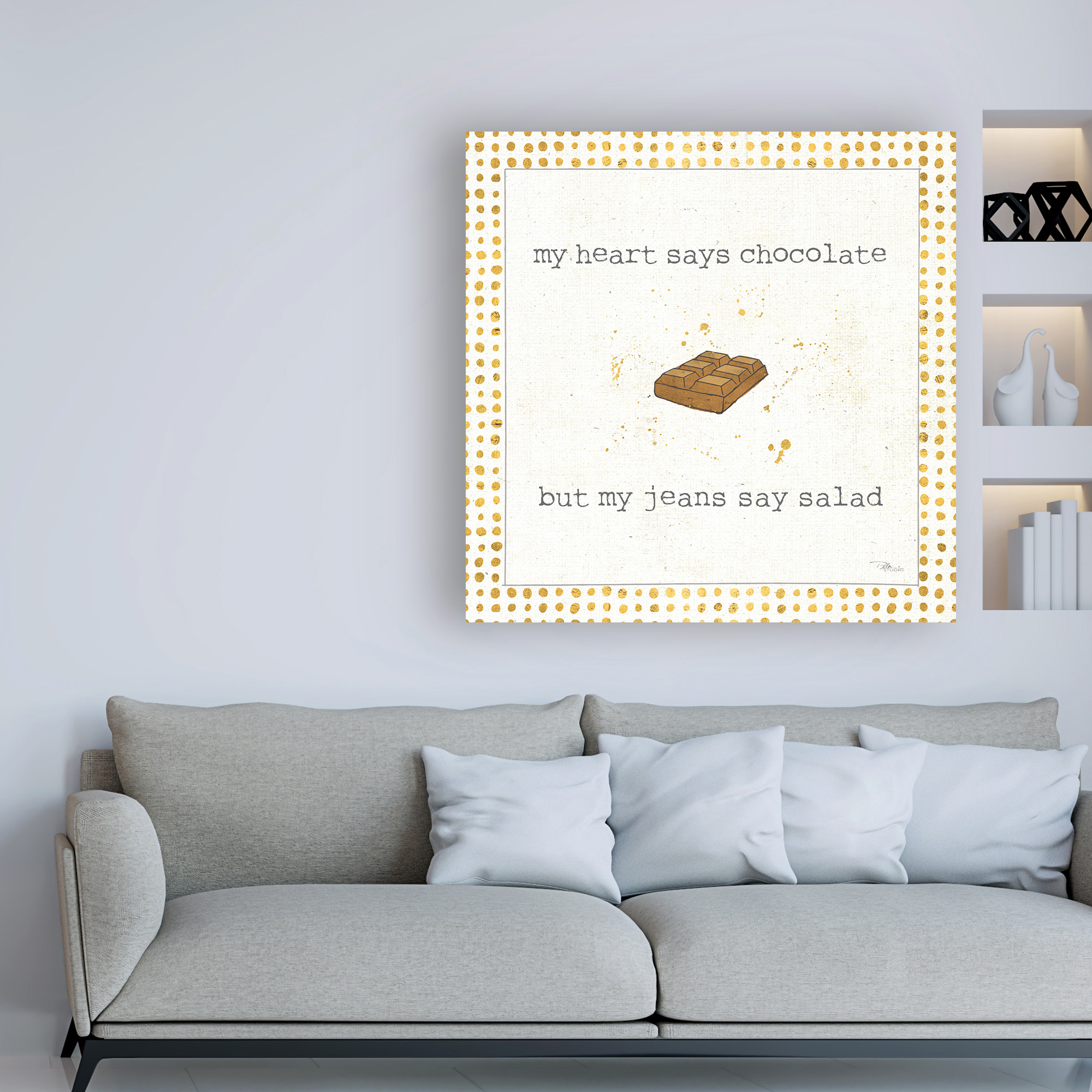 Canvas border. Canvas border