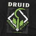 thumbnail image 2 of Dungeons And Dragons Rogue T-Shirt Druid Intelligence Wisdom Unisex Graphic Tee For Men & Women, 2 of 7