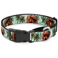 thumbnail image 1 of buckle-down dachshund in shades with palm trees martingale dog collar, 1 of 1