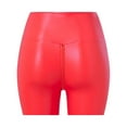 thumbnail image 4 of Uqiangy Night Out Shorts For Women Short Shorts For Women Black Mini Shorts Leather Shorts Women Shorts For Women Sexy Casual Party Shorts For Women Party Shorts Watermelon red 3XL, 4 of 7