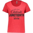 thumbnail image 3 of Inktastic Celebrate Juneteenth Women's Plus Size T-Shirt, 3 of 5
