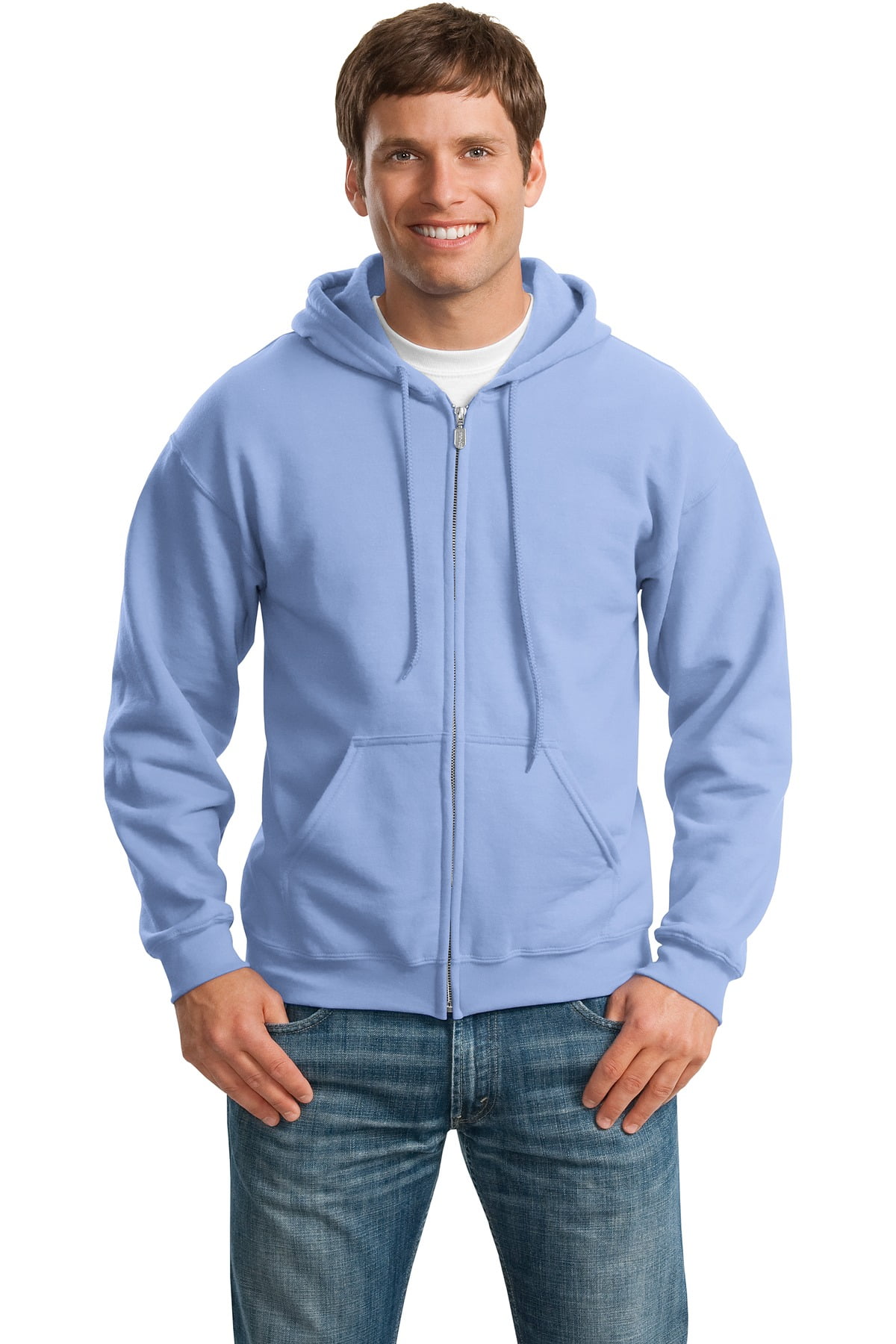 Heavy Blend Full-Zip Hooded Sweatshirt - Walmart.com