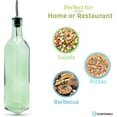 thumbnail image 3 of Containly Glass Bottle 16 oz Olive Oil/Vinegar Dispenser for Kitchen with Stainless Steel Spout, 3 of 5
