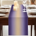 thumbnail image 3 of Table Runners 72 Inches Long Dress Scarves, Purple Ombre Farmhouse Kitchen/Dining Table Runner, Coffee Tablerunners, Modern Yellow Gradient Farmhouse Art 13x72 Inch, 3 of 9