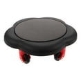 thumbnail image 1 of OULII Workout Sliders Disc Ab Workout Equipment For Fitness Enthusiasts Plastic Black Five Wheel Design 1Set, 1 of 8