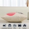 thumbnail image 2 of Funda de cojín japonesa Fuji Ukiyo-e en funda de almohada para sofá, coche, hogar, cama, decoración de 45 x 45 cm, juego de 4 piezas (estilo japonés A), estilo japonés Ukiyoe, lino, 2 of 5