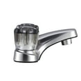thumbnail image 2 of Dura Faucet Lavatory Faucet with Smoked Acrylic Knobs for RV Bathrooms - Brushed Satin Nickel, 2 of 8