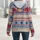 thumbnail image 4 of Abrigo casual NikouMX Chaqueta con capucha larga con bolsillo de manga larga, 4 of 6