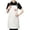 White, variant on Canvas Cross Back Chef Cotton Aprons for Men Women with Large Pockets