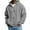 11-Grey1434, variant on SONXAHE Men's Relaxed-Fit Zip-Up Hoodie Casual Long-Sleeve Hoodies Street Wear Zip Hooded Jacket
