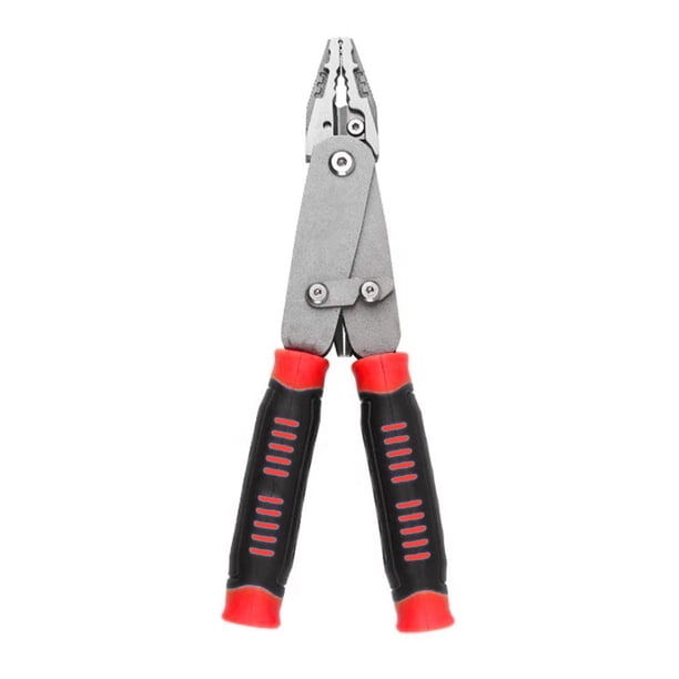 Herramienta de corte pelacables, herramienta manual, resistente y antideslizante, alicate pelacables, alicate crimpadora de cables para reparaciones