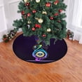 thumbnail image 2 of FMSHPON Colorful Musical Music Xmas Christmas Tree Skirt Stand Mat for Holiday Party Decoration Indoor Outdoor 36 inches, 2 of 3