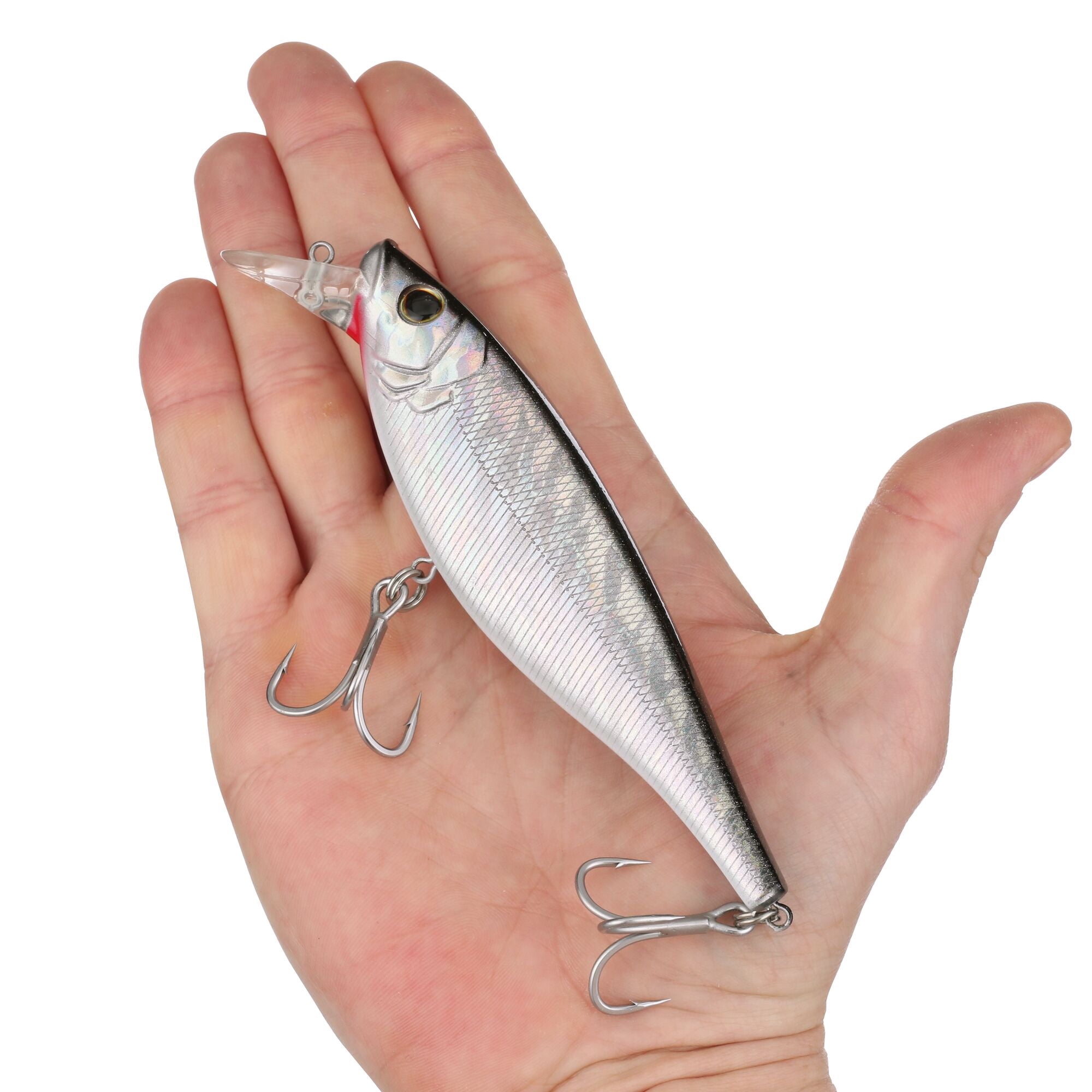Berkley Juke Saltwater, 5 in, Crankbaits, Black Silver (1 Count)