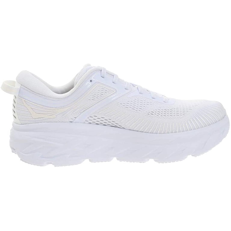 Hoka One Men\'s 11 M Bondi 7 White Running Sneakers 1110518 Hoka One 1110518-WWH: Men main image 3
