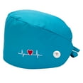 thumbnail image 4 of Gorras s estampadas de Gorro de turbante Gorro de fregado con banda para el sudor para mujeres Hombres, Azul Baoblaze gorras de mujer, 4 of 7