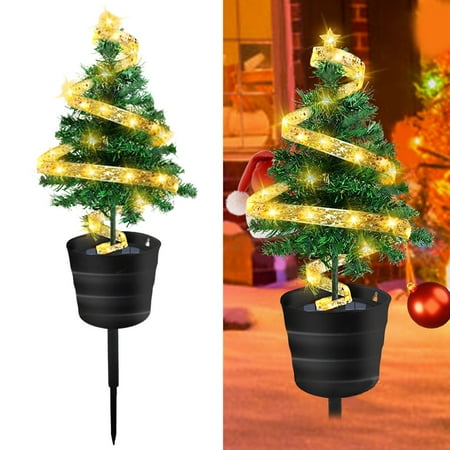

Clearance Sale Solar Christmas Tree Lights Outdoor Plug In Lights Small Illuminated Christmas Decorative Lights For Home Use