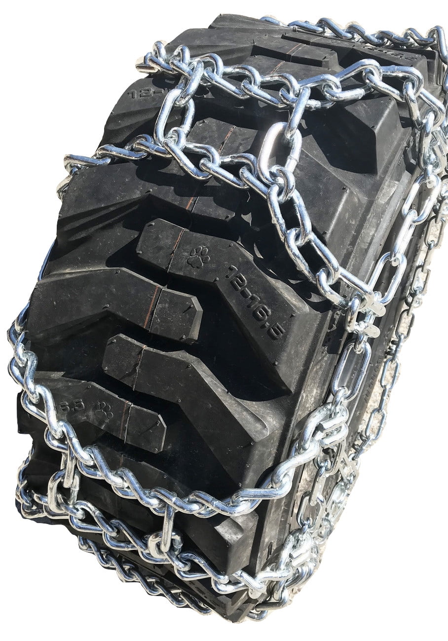 Snow Chains 1519.5, 15 19.5 Duo Grip Tractor Tire Chains Set of 2