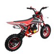 thumbnail image 3 of Kolpty Dirt Bike, 49cc 2-Stroke Kids Dirt Bike, Gas Power Motocross, Beach Off Road Mini Motorcycle, Children Pocket Motorbike with Disc Brakes, 3 of 8