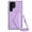Purple, variant on Haobuy Crossbody Case for Samsung Galaxy S24 Ultra S24 Plus S24 Wallet Case with Strap Leather Shockproof Case for Women
