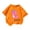 #0117-Orange, variant on Cowsor Kids Cat Printed Short Sleeve Crewneck T Shirt Cute Casual Summer Top for 2-14 Years Old Playtime