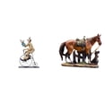 thumbnail image 1 of Figuras de payasos,Estatua de payaso,escultura,adorno de mesa,Colección de estatuillas de payasos adorables,Figura de caballo,Figura coleccionable de caballo en miniatura, 1 of 8