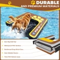 thumbnail image 4 of Inflatable Dog Pool Ramp, Floating Dog Boat Ramp for Lake & Dock, 5ft x 4ft, Supports 230lbs, Teak/Yellow, 4 of 8