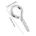 thumbnail image 2 of Thread Eye Pins,200Pcs / Bag Eye Eyepins Screw Eye Hooks Custom Engineered, 2 of 7