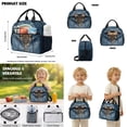 thumbnail image 5 of Kuiaobaty French Bulldog Print Backpack Set with Pencil Case for Teens Girls Paw Print Backpack and Lunch Bag Set Large Capacity Bookbag with Lunch Box for School Travel Picnic, 5 of 7