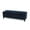 Dark Blue/Matte Black, variant on GDF Studio Rupert Upholstered Storage Ottoman Bench, Forest Green Velvet, Matte Black