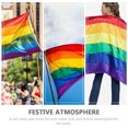 thumbnail image 2 of Raindrops 2pcs Decorative Rainbow Flag Portable Outdoor Banner for Party, 2 of 8
