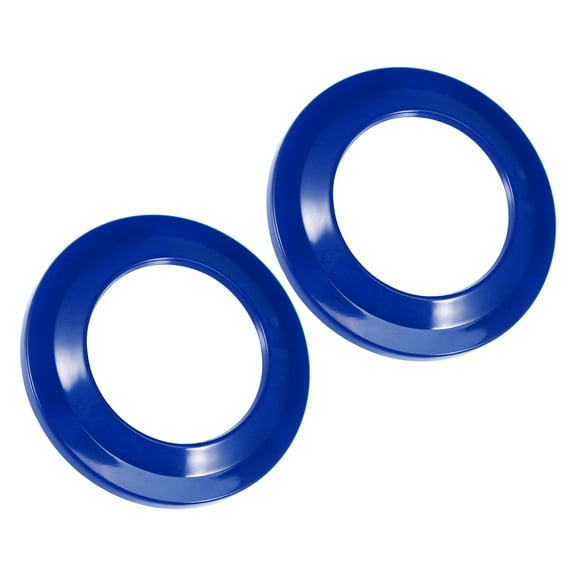 Unique Bargains 2pcs Car a Pillar Speaker Decoration Cover Interior Accessories for Jeep Wrangler JK Deep Blue