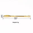 thumbnail image 2 of Juego de mini cucharas para rapé de 5 uds, pala de cuchara para olfatear con pajita de Metal, pala para polvo de rapé de oro plateado para suministros para el hogar (3 doradas + 2 plateadas)., 2 of 5