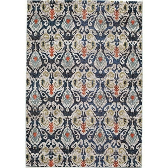 Momeni Casa 2'3" X 7'6" Transitional Runner Rug in Navy