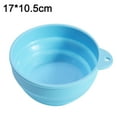 thumbnail image 2 of Laklulu Dog bowl Pet cat puppy food bowl plastic round no overflow, 2 of 5