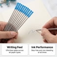 thumbnail image 4 of 1 Mm Ballpoint Ink Twist Pen Refills, 10 Pcs Medium Point Metal Smooth Writing Replaceable Ink Refill for Office Workers, Business Professionals Daily Writing & Signature Use, 4 of 9