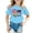 Light Blue, variant on shqvo Girls T-Shirts 4t 100th Day Of School Graphic Short Sleeve T-Shirts School Uniform for Girls Fashion Casual Tops for Teens Baby Girl Summer Clothes