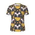 thumbnail image 5 of Wukai Mouse Cheese Print Men's Short-Sleeved Mesh T-Shirt,Quick-Dry Short Sleeve Workout T-Shirt-5X-Large, 5 of 8
