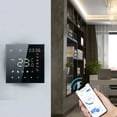 thumbnail image 4 of Thermostat Intelligent Tuya WiFi à Commande Vocale 16 A, Écran LCD Programmable Numérique, Écran Tactile, Chauffage au Sol, Température, 4 of 8