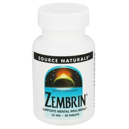 UPC 021078025238 product image for Source Naturals - Zembrin - Supports Mental Well-Being 25 mg. - 30 Tablets | upcitemdb.com