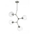 thumbnail image 1 of Whitfield Lighting CH5711-4SN Lustre Composé à 4 Lumières en Acier Inoxydable, 1 of 1