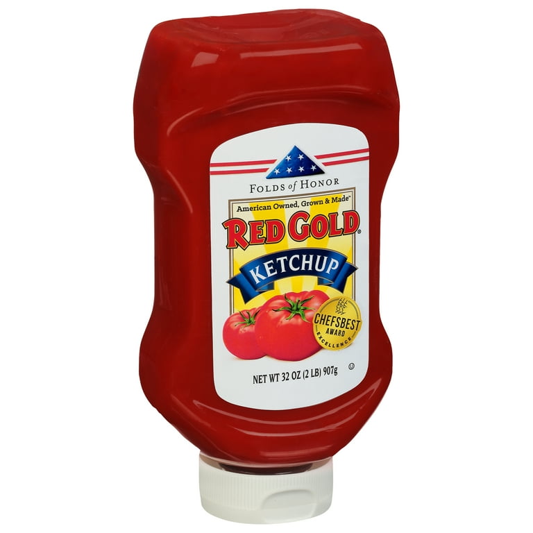 Red Gold Tomato Ketchup, 32 oz Bottle 