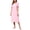 ZSL-Pink, variant on Sleeveless Nightgowns for Women 100%Cotton V Neck Sleepwear