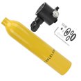 thumbnail image 3 of Diving Oxygen Cylinder, 0.5L 100L Compressed Air  Tank  For Professionals For Diving Yellow, 3 of 8