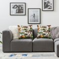 thumbnail image 3 of JRXY Mushroom Throw Pillow Cover Wild Species Farmhouse Cushion Case for Sofa Couch 2pcs White, 3 of 6