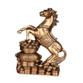 thumbnail image 1 of Estatua de animal con figura de caballo, escultura de resina moderna, estatua de Feng Shui para Bronce, 1 of 9