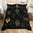 thumbnail image 2 of 2024 Bohemian Dreamcher Duvet Cover Set Exotic Galaxy Bedding Set tellation Twin King Comforter Cover For Girl Teen Room r, 2 of 7